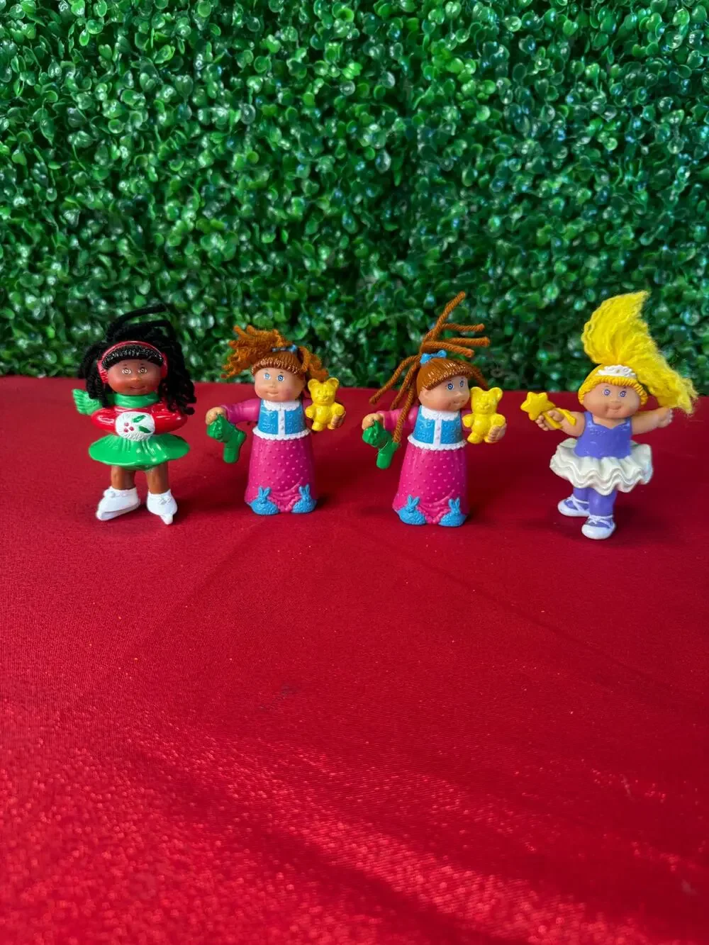 Vintage 1992 Cabbage Patch Kids McDonald Happy Meal PVC Figures Lot of 4 90s